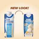 Pure Protein Vanilla Protein Shake, 30g Complete Protein, Vitamins A, C, D, and E plus Zinc to Support Immune Health, Ready to Drink and Keto-Friendly, 11oz Bottles, 12 Pack (EXP 08/06/26)