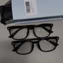 Blue Light Blocking Glasses - Fashion Square Eyeglasses, Anti UV Ray Computer Gaming Glasses Blue Blockers for Women/Men
