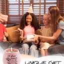 Sister Birthday Gifts, Sisters Christmas Gifts from Sister, Handmade Ceramic 8oz Soy Wax Lavender Scented Candles, Sisters Candle Gift for Soul Sisters Best Friend BFF Bestie