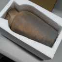 Farmhouse Vase for Home Decor, Vintage Rustic Terracotta Flower Vase Suitable for Home Decor, Living Room, Shelf, Dining Table. 10.9IN ZSHLXM (Retro-5)