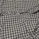 Sage Green Plaid Ruffle Pillow Shams Standard Set of 2,Vintage Checkered Washed Cotton Bed Pillow Covers-20 x26