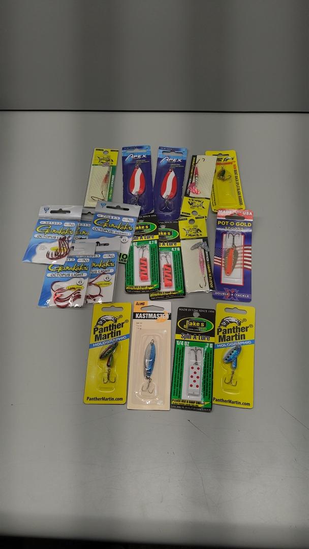 Set Of 18 Fishing Hooks