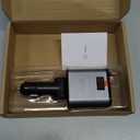 Retractable Car Charger 4 in 1 Fast Car Phone Charger 69W, USB C Car Truck Accessories Adapter with 2X Retractable Charger Cords and 2X USB Ports for i Phone 17/16/15/14, for Samsung S25/S24