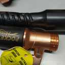 Pocket Hose 25 FT Copper Bullet Expandable Garden Hose w/10 Pattern Thumb Spray Nozzle AS SEEN ON TV 650psi 3/4 in Patented Lead-Free Ultra-Lightweight Solid Copper Anodized Aluminum