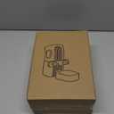 Kenond 50 oz Rabbit Water Dispenser,Gravity Dog Water Bowl Dispenser for Cage,Auto Water Bottle for Ferret,Cat,Dog and Other Animals, Compatible with Widemouth Cages, Wire Cages and Crates(Gary) (Gray)