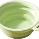 Dog Bowls for Travel,Portable Collapsible Silicone Pet Food Water Bowl,BPA Free Dishwasher Safe Foldable with 1 Carabiner Camping, Hiking Backpacking, Beach