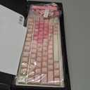 YUNZII B75 PRO Wireless Mechanical Keyboard,75% Layout with Knob,Hot Swap Gasket Custom Structure,Creamy Pre-lubed Switches,RGB Backlit,Bluetooth/Type-C/2.4G for Win/Mac(Milk Switch,Pink)