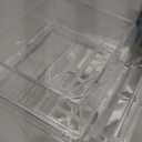 Kenond No Mess Bird Feeder Water Dispenser Set, Automatic Parrot Feeder Cage Accessories, Clear Parakeet Seed Container Food Drinker for Cage, Cockatiel Finch Lovebirds Budgies Canary (Blue)