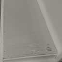 SONGMICS 6 LEDs Mirror Jewelry Cabinet, 47.2-Inch Tall Lockable Wall or Door Mounted Jewelry Armoire Organizer with Mirror, 2 Drawers, Christmas Gift, 3.9 x 14.6 x 47.2 Inches, White