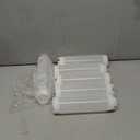 Set of 6 Inverted Condiment Squeeze Bottles 16 oz  Upgraded Design with Added Sealing Gaskets, Self-Closing Valve, Easy-to-Fill Clear Bottles for Sauces, Dressings, Ketchup, Mustard for Everyday Use