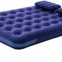 DIMAR GARDEN Full Size Camping Air Mattress Inflatable Bed with Pillow, Include Hand Pump