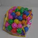 Ball Pit Balls Phthalate Free BPA Free Crush Proof Plastic - 7 Bright Colors in Reusable Play Toys for Kids with Storage Bag