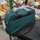 Nomad Lane The Bento Bag Carry-On Luggage Duffel Bag, Durable & Lightweight Suitcase. Personal Item Weekender Overnight Travel Bag for Men & Women, Pine Green, Bento Bag