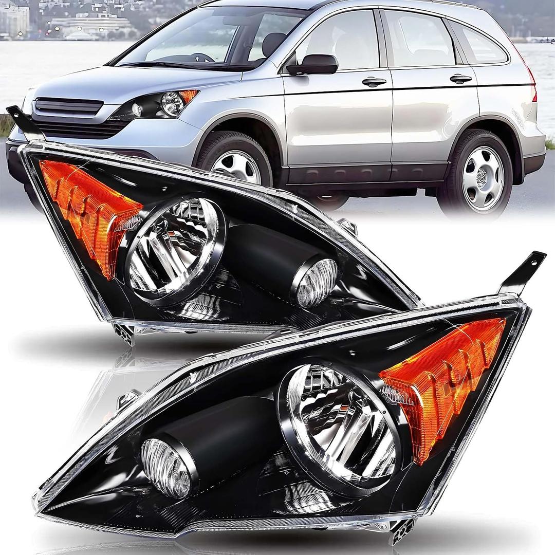 Headlights Assembly for 2007-2011 Honda CR-V CRV EX EX-L LX SE