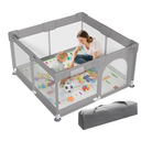 Baby Playpen Play Pens for Babies and Toddlers Baby Fence Baby Play Yards for Indoor & Outdoor with Breathable Mesh Anti-Fall Playpen