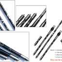 ZSHJGJR Archery Bow Stabilizer Balance Bar Rod System 3-30 Inch Carbon Fiber Stabilizer Damping Shock Absorber for Recurve Compound Bow (grey)