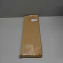 HarJue S Shaped Shower Arm, High Rise Shower Head Extension Pipe Standard 1/2" Connection with Flange, Awesome Shower Experience-Stainless Steel Bathroom Accessory(13 Inch S Shape, Matte Black)