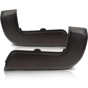 For Toyota Tacoma Bumper End 2016-2023 Driver and Passenger Side Pair / Set | Rear | Paint to Match | Plastic | End Cap | Excludes Holes for Parking Assist Sensors | TO1104133 + TO1105133