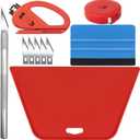 Smoothing Tool Kit for Applying Peel and Stick Wallpaper, Vinyl Backsplash Tile (10pcs)