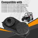 DICMIC Outer Clutch Cover, CVT Outer Clutch Housing Compatible with 2015-2022 Polaris General 1000/General 4 1000/RZR 4 900/RZR S 1000/RZR XP 1000/RZR XP 4 1000 Replace# 2635611