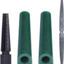 Jewelry Wax Carving Kit with Wax Tubes Ring Mandrel and Dual-End File for Jewelry Lost-Wax Casting Making and Design (4PCS)