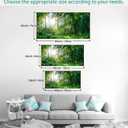 Canvas Wall Art for Living Room Green Forest Landscape Sunshine Over Forest Photograph Printed on Canvas for Home Bedroom Wall Decoration Large Framed Wall Art Print Artwork Natural Pictures 30"x60"