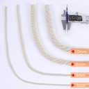 JeogYong 3mm Macrame Cord, 984 Feet Natural Macrame Rope Yarn, 3 Strand Twisted Cotton String for DIY Crafts Wall Hanging Plant Hangers Gift Wrapping Decorations (Lemon Yellow)