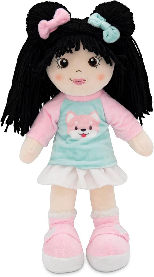 Playtime by Eimmie Hand Puppets for Kids (Lillie) - 14" Soft Plush Toy for Boys & Girls, Pretend Play, Storytelling, Theater, Imaginative Fun, Educational Puppet for Toddlers & Children Ages 3+