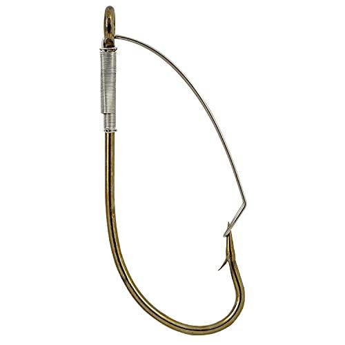 South Bend Bronze Sproat Weedless Hooks | Fishing Accessories for Tackle Box Size 2, Set Of 2