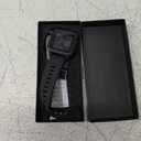 Mens Digital Watch for Men, Stainless Steel Square Watches, Mens Wrist Watches Waterproof Large Face Dual Time Date Watch (Black)