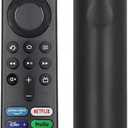 Replacement Voice Remote Control L5B83G Compatible with Fire Smart TVs Cube (3rd Gen), Smart TVs Stick 4K (2nd & 3rd Gen), Smart TVs Stick (3rd Gen) (Black)