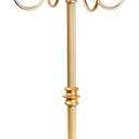 Gold Candelabra for Wedding Event Decor, 50'' Tall Floor Candle Holder, 1 Pcs Metal 5 Arm Centerpiece for 5 Candlesticks, Party Wedding Aisle Home Decorations