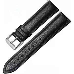Genuine Leather Watch Band Hand-Stitched Texture Padded Italian Leather Strap Quick Release 12mm 13mm 14mm 15mm 16mm 17mm 18mm 19mm 20mm 21mm 22mm 23mm 24mm Replacement Band for Women Men