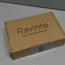 Ravinte 20 Pack 10 Pairs 1-1/2 inch Overlay Soft Close Hinges for Kitchen Cabinet Hinges Satin Nickel Hidden Hinges Stainless Steel Concealed Hinge self Closing