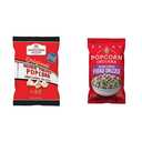 Popcorn, Indiana Popcorn, Original Movie Theater, 5.5 Ounce (Pack of 6) Movie Theater Butter + Popcorn, Indiana Drizzlecorn, Black & White, 6 Ounce Bag (Pack of 6) Best By July 11, 2025