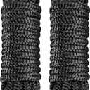 WILLBOND 2 Pcs 1/2 Inch x 6 ft Boat Fender Lines Marine Grade Double Braided Nylon Boat Ropes with Loop for Tying Fenders and Docking Small Boats Mooring Bumper Rope Boating Gifts for Men