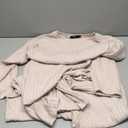 LILLUSORY Womens Lounge Sets 2 Piece Matching Pajamas Fall Fashion 2026 Ribbed Knit Outfits Long Sleeve Casual Sweatsuits (X-Large, Apricot)