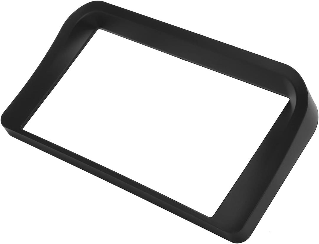 2-DIN car radio panel frame ABS black Radio Fascia compatible with LX-470 1998-2002, Cruiser 100 (LC100) 1998-2003