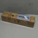 Curtain Rods for Windows 72 to 144 Inch(6-12 Feet),1" Diameter Black Rods with Modern Style End Cap Finials,Size:36-144 Inch