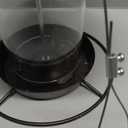 Metal Roof Bird Feeder - Chew Proof for Outdoor (2.8lb:Bronze)