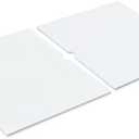 Novabright 2 Pack Sensory Table Cover Desk Inserts 13.5''x17.5''x1/4'' Cover Accessories Compatible with IKEA Flisat Table for Sensory Play(White,Acrylic)
