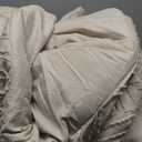 Zzlpp King Size Comforter Set 7 Pieces, Beige Tufted Bed in a Bag with Comforter and Sheets, All Season Boho Bedding Sets with 1 Comforter, 2 Pillow Shams, 2 Pillowcases, 1 Flat Sheet, 1 Fitted Sheet