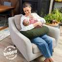 Boppy Nursing Pillow - Ergonomic Bottle & Breastfeeding Pillow with High, Firm, Large Area, Water-Repellent Cushion with Washable Cover; Baby Safety Alliance Verified - Quilted Moss