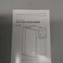 KIDISLE Hot & Iced Coffee Maker with Bold Setting, Single Serve Coffee Maker for K Cup and Grounds, 6-14 Oz Brew Sizes, 50 Oz Removable Water Tank, One Cup Coffee Machine with Reusable Filter, Black