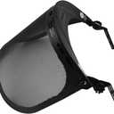 GREEN DEVIL Replacement Metal Mesh Visor Protective Face Shield with Mounting Bracket for Chainsaw/Forest Hard Hats/Helmets ANSI Z87.1