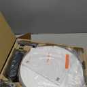 ILIFE V2 Robot Vacuum Cleaner, Tangle-Free Suction, 120 Mins Runtime, Slim, Self-Charging Robotic Vacuum Cleaner, Ideal for Pet Hair and Hard Floors, White