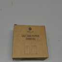 Farmhouse Salt and Pepper Shakers Set - Rustic Salt and Pepper Shakers Set - Cute White Salt and Pepper Shakers for Your Farmhouse Kitchen, Sturdy Ceramic, 3.4 oz Capacity, Rust-Free