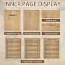 2 x Chemistry Lab Notebook Vintage Laboratory Notebook Quad Ruled Science Lab Book 8.5'' x 11'' for Student Research Graphing Engineering Computation Physics Ink Proof 104 Page Coil Binding