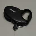 Pecute 32ft Retractable Dog Leash with Reflective Strips, 360° TangleFree, OneButton Control & Sturdiness Nylon Material, Long Leash Retractable with Poop Bag Holder for Medium Large Dog