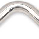 3.5 Inch 90 Degree DIY Custom Mandrel Exhaust Pipe Tube Pipe, T304 Stainless Steel, Universal Fit, 23.6 Inch End to End Length, 3.5'' OD Mandrel Bend Pipe